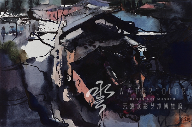王绍波 《徽韵》 36*54cm 2019年